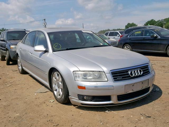 WAUML44E34N015250 - 2004 AUDI A8 L QUATT SILVER photo 1