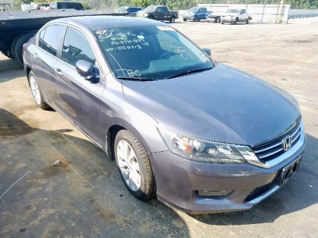 1HGCR2F89FA025513 - 2015 HONDA ACCORD EXL GRAY photo 1