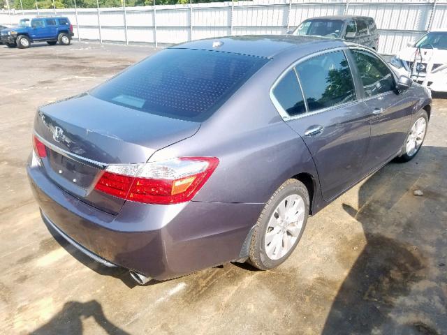 1HGCR2F89FA025513 - 2015 HONDA ACCORD EXL GRAY photo 4