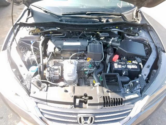 1HGCR2F89FA025513 - 2015 HONDA ACCORD EXL GRAY photo 7