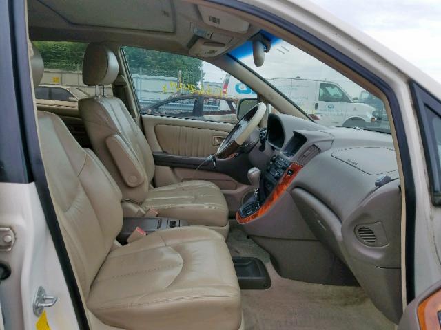 JT6HF10U2Y0119102 - 2000 LEXUS RX 300 BEIGE photo 5