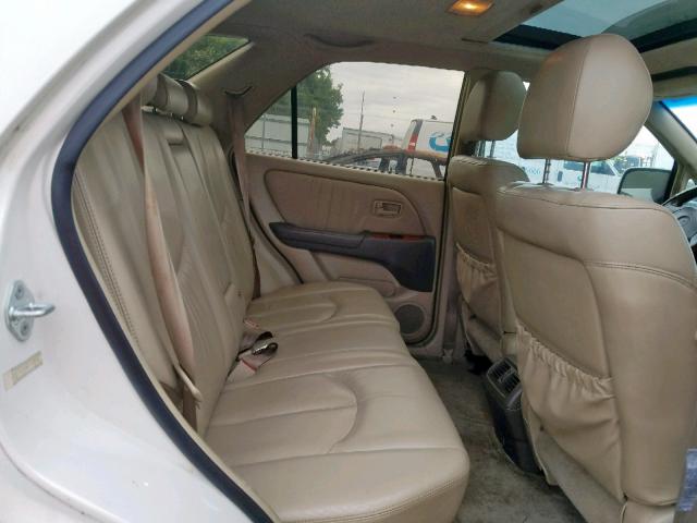 JT6HF10U2Y0119102 - 2000 LEXUS RX 300 BEIGE photo 6