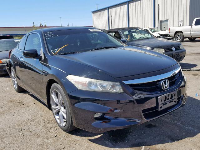 1HGCS2B8XBA006733 - 2011 HONDA ACCORD EXL BLACK photo 1