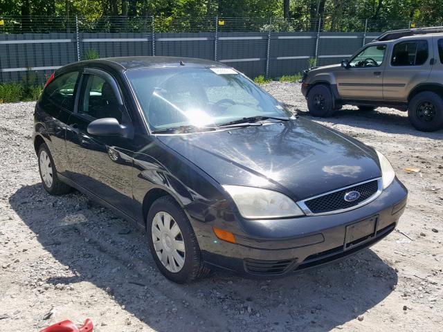 1FAHP31N07W118623 - 2007 FORD FOCUS ZX3 BLACK photo 1