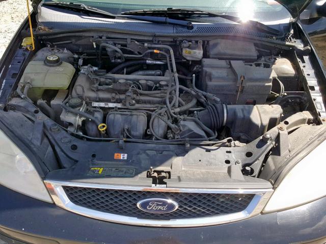 1FAHP31N07W118623 - 2007 FORD FOCUS ZX3 BLACK photo 7