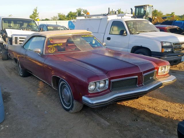 3N67H3M395368 - 1973 OLDSMOBILE DELTA 88 MAROON photo 1