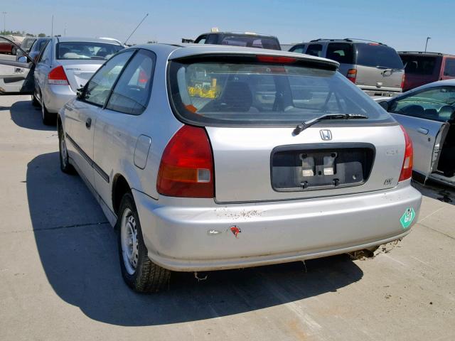 2HGEJ6442TH124971 - 1996 HONDA CIVIC DX SILVER photo 3