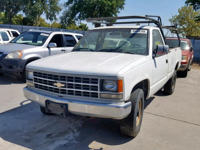 1GCGC24K5LE208301 - 1990 CHEVROLET GMT-400 C2 WHITE photo 2