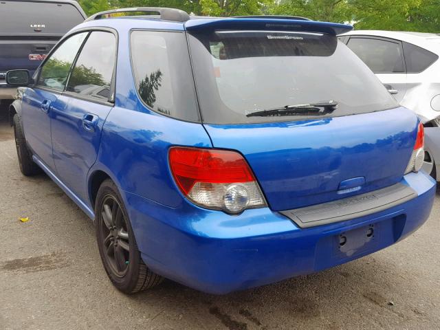 JF1GG29624H807792 - 2004 SUBARU IMPREZA WR BLUE photo 3