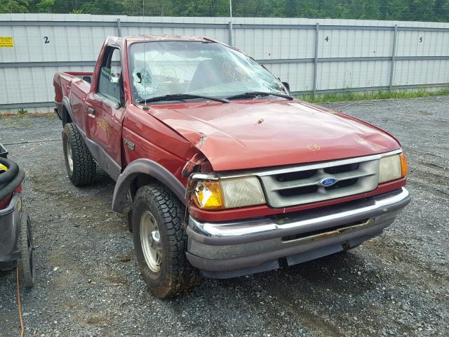 1FTCR11X7VPA43348 - 1997 FORD RANGER RED photo 1