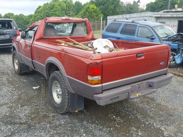 1FTCR11X7VPA43348 - 1997 FORD RANGER RED photo 3