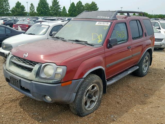 5N1ED28Y64C635062 - 2004 NISSAN XTERRA XE RED photo 2