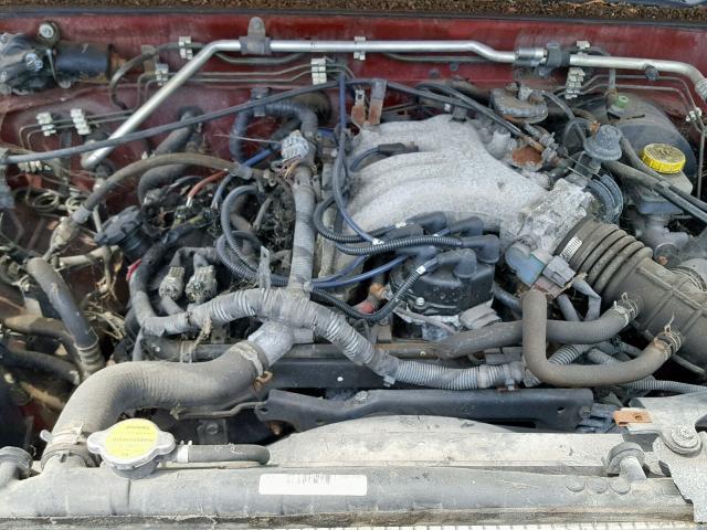 5N1ED28Y64C635062 - 2004 NISSAN XTERRA XE RED photo 7