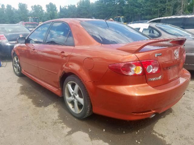 1YVHP80C445N45371 - 2004 MAZDA 6 I ORANGE photo 3