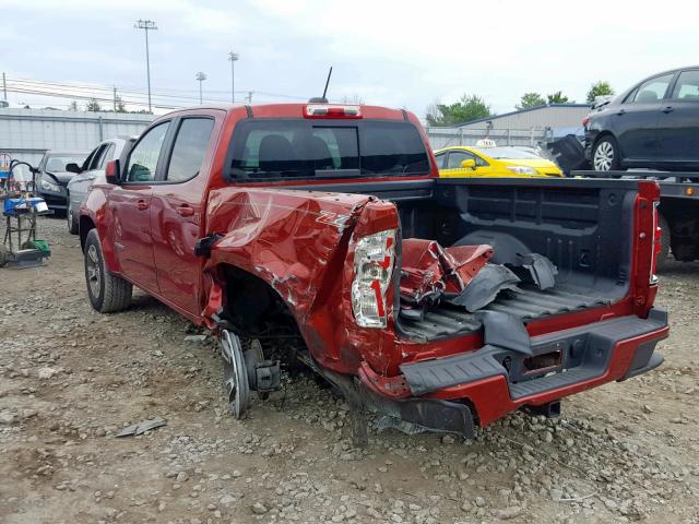 1GCGTDE3XG1343936 - 2016 CHEVROLET COLORADO Z RED photo 3