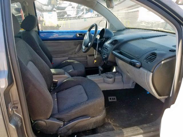3VWCK21C73M443143 - 2003 VOLKSWAGEN NEW BEETLE გრაფიტი ფოტო 5