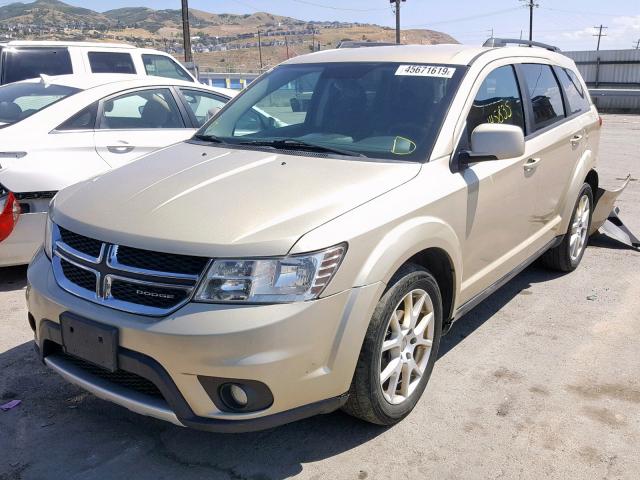 3D4PH1FG6BT560826 - 2011 DODGE JOURNEY MA GOLD photo 2