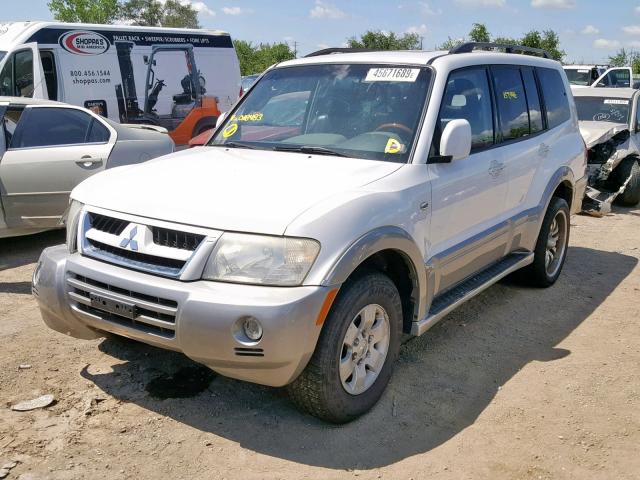 JA4NW51SX3J018483 - 2003 MITSUBISHI MONTERO LI WHITE photo 2