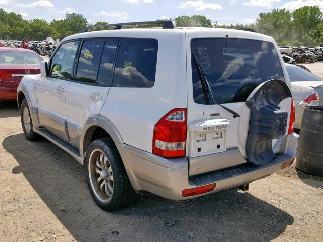 JA4NW51SX3J018483 - 2003 MITSUBISHI MONTERO LI WHITE photo 3