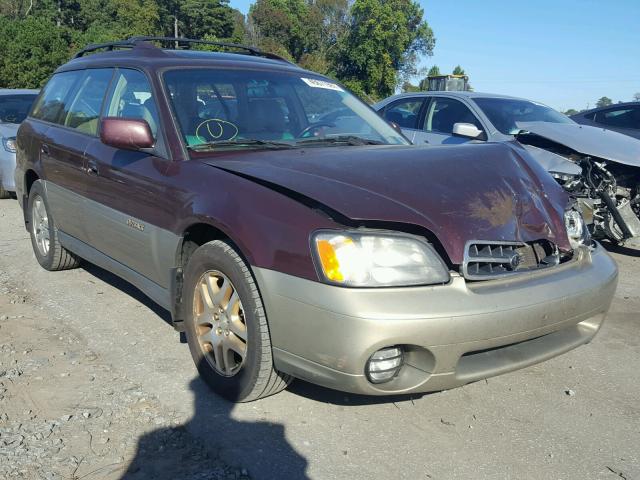 4S3BH6867Y7642621 - 2000 SUBARU LEGACY OUT MAROON photo 1