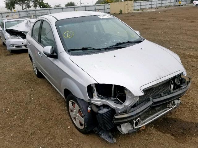 KL1TD5DE6BB148740 - 2011 CHEVROLET AVEO LS SILVER photo 1