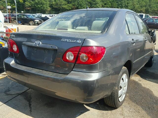 1NXBR32E35Z369004 - 2005 TOYOTA COROLLA CE GRAY photo 4