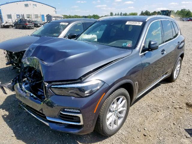 5UXCR6C56KLL63108 - 2019 BMW X5 XDRIVE4 Grau Foto 2