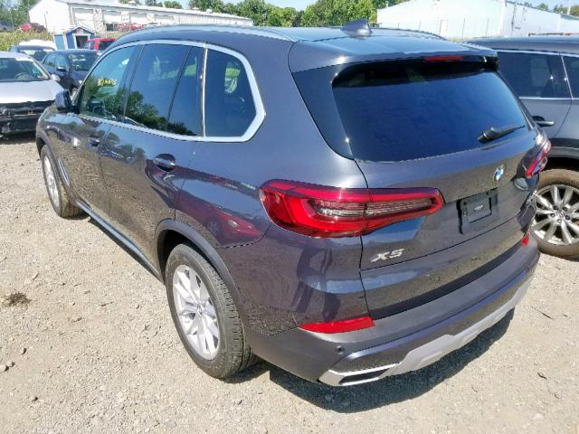 5UXCR6C56KLL63108 - 2019 BMW X5 XDRIVE4 Grau Foto 3