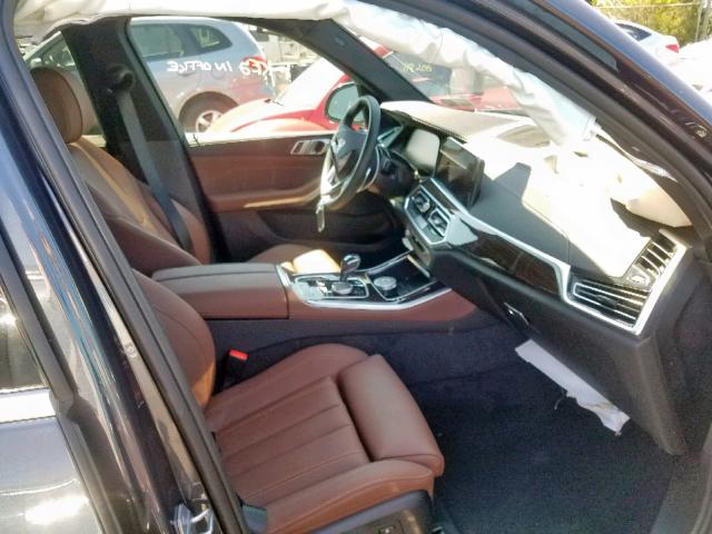 5UXCR6C56KLL63108 - 2019 BMW X5 XDRIVE4 Grau Foto 5