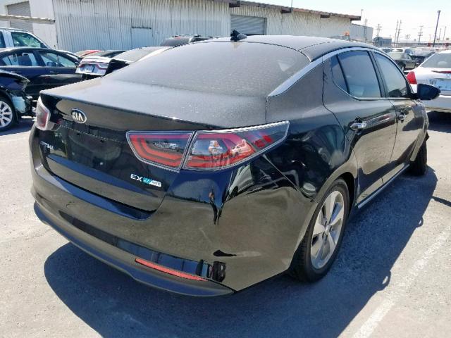 KNAGN4AD1G5093372 - 2016 KIA OPTIMA HYB BLACK photo 4