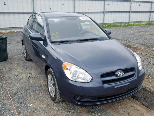 KMHCM3AC0AU181537 - 2010 HYUNDAI ACCENT BLU GRAY photo 1