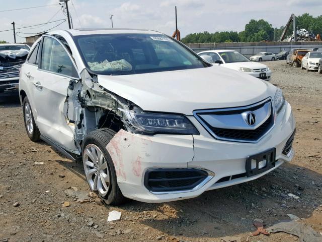 5J8TB4H3XJL003180 - 2018 ACURA RDX WHITE photo 1