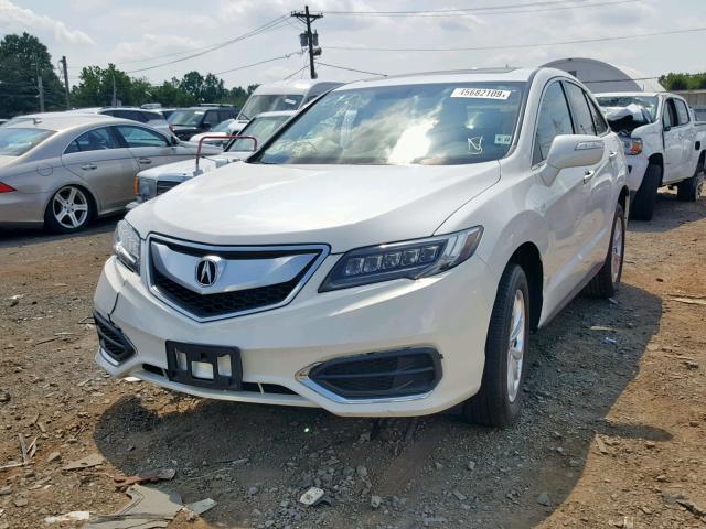 5J8TB4H3XJL003180 - 2018 ACURA RDX WHITE photo 2