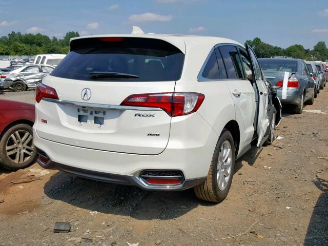 5J8TB4H3XJL003180 - 2018 ACURA RDX WHITE photo 4