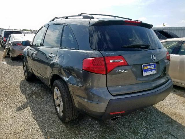 2HNYD28847H502605 - 2007 ACURA MDX SPORT  photo 3