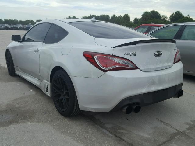 KMHHT6KD0DU102003 - 2013 HYUNDAI GENESIS CO WHITE photo 3