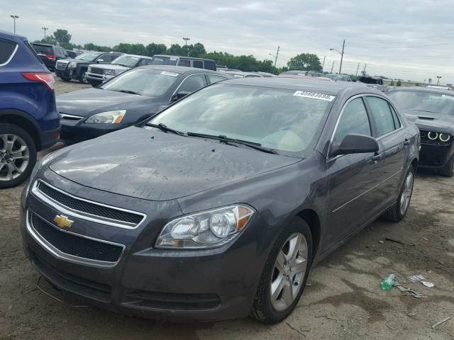 1G1ZB5EB4AF262720 - 2010 CHEVROLET MALIBU LS GRAY photo 2