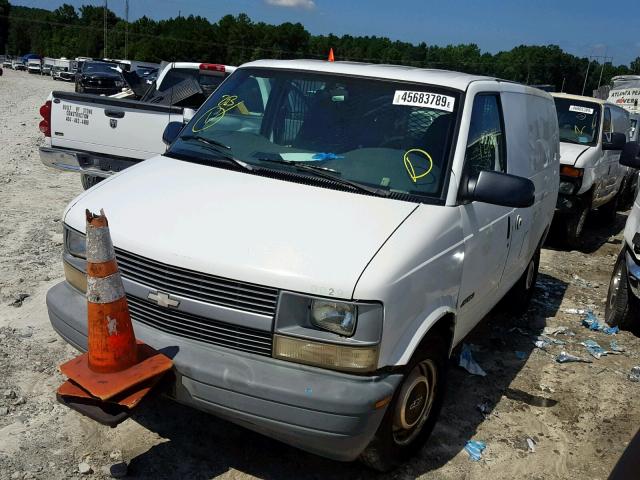 1GCDM19W7VB236403 - 1997 CHEVROLET ASTRO WHITE photo 2