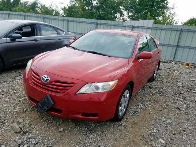 4T1BE46K29U279477 - 2009 TOYOTA CAMRY BASE RED photo 2