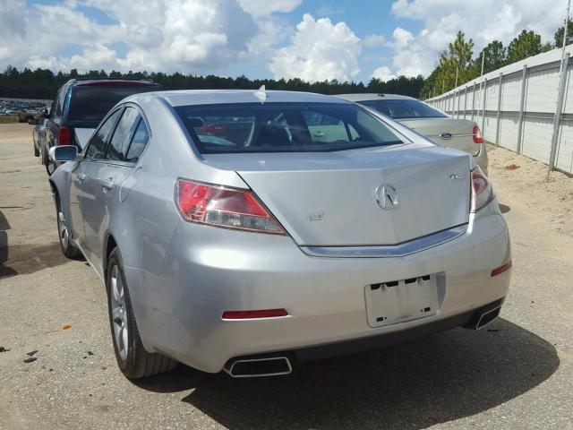 19UUA8F21DA001505 - 2013 ACURA TL SILVER photo 3