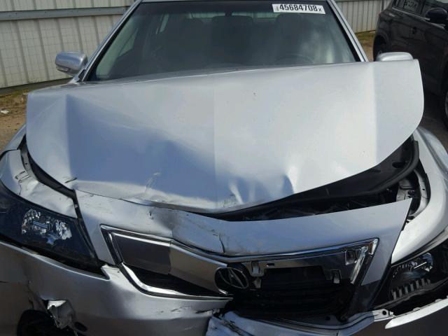 19UUA8F21DA001505 - 2013 ACURA TL SILVER photo 7