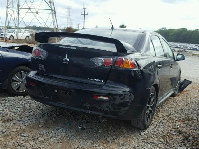 JA32U2FU8HU003153 - 2017 MITSUBISHI LANCER ES BLACK photo 4