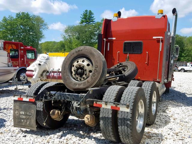 3WKDDP9X4KF303626 - 2019 KENWORTH CONSTRUCTI RED photo 4