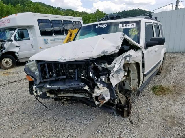 1J8HG48P37C601007 - 2007 JEEP COMMANDER 白色 照片 2