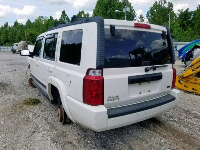 1J8HG48P37C601007 - 2007 JEEP COMMANDER 白色 照片 3