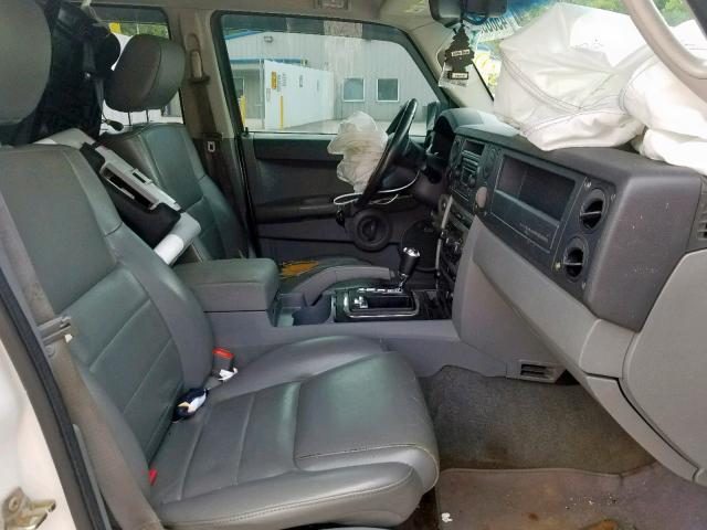 1J8HG48P37C601007 - 2007 JEEP COMMANDER 白色 照片 5