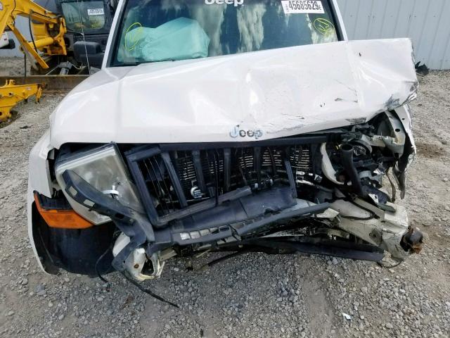 1J8HG48P37C601007 - 2007 JEEP COMMANDER 白色 照片 7