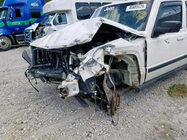 1J8HG48P37C601007 - 2007 JEEP COMMANDER 白色 照片 9