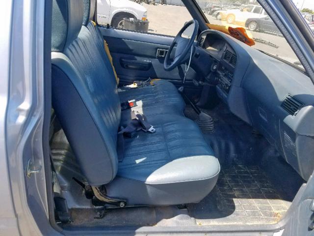 JT4RN81A4M0066197 - 1991 TOYOTA PICKUP 1/2 BLUE photo 5