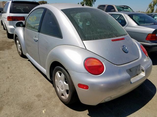 3VWCK21C71M472879 - 2001 VOLKSWAGEN NEW BEETLE ნაცრისფერი ფოტო 3